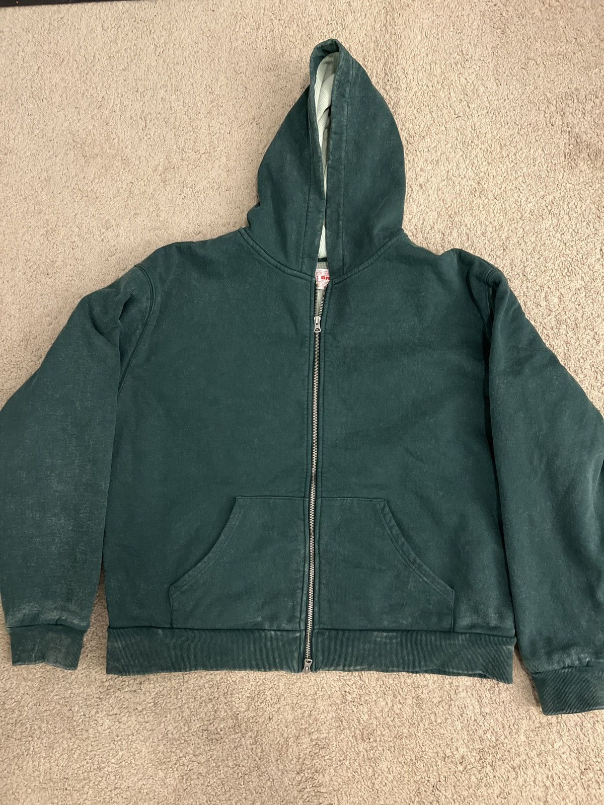 BRUT Archive BRUT The Thermal Zip Sweat Dusty Green Size US XXL / EU 58 / 5 - 1 Thumbnail