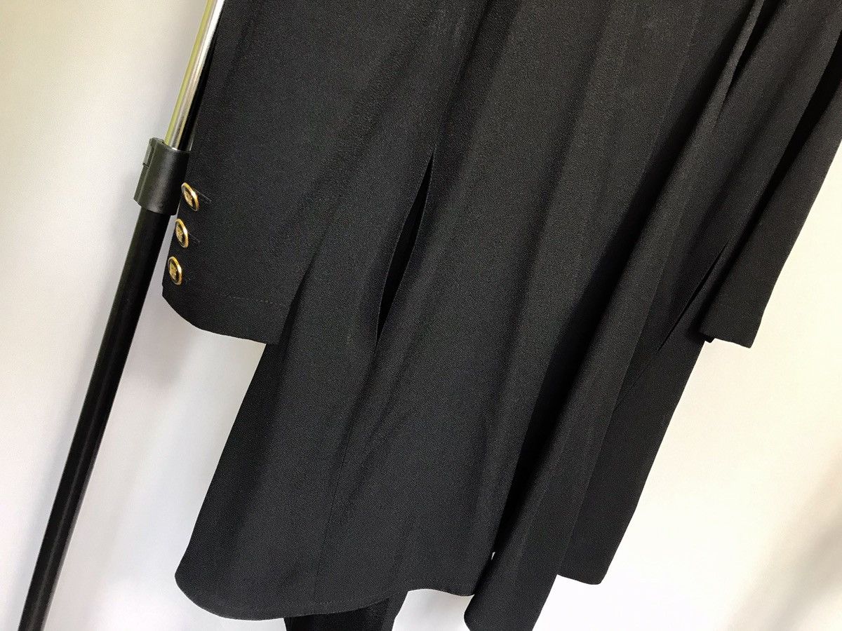 Designer × Sonia Rykiel × Vintage Sonia Rykiel Paris Black Gold Button Womens Jacket France Size M / US 6-8 / IT 42-44 - 4 Thumbnail