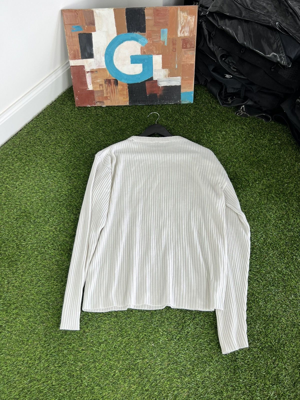Diesel AvantGarde Vintage Sweatshirt Y2K Printed Knit Japan Sweater Size US M / EU 48-50 / 2 - 7 Thumbnail