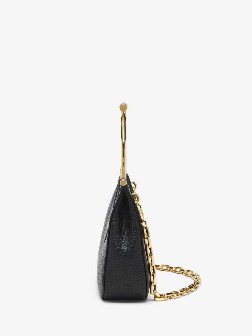 Alexander McQueen o1w1db10925 Size: OS/Mini T-Bar Bag in Black Size ONE SIZE - 3 Thumbnail