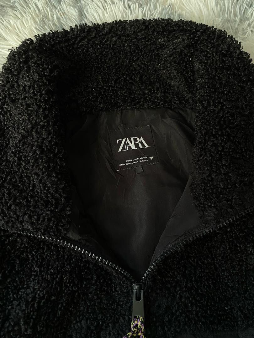 Japanese Brand × Zara Zara Cropper Fleece Jacket Size S / US 4 / IT 40 - 3 Thumbnail