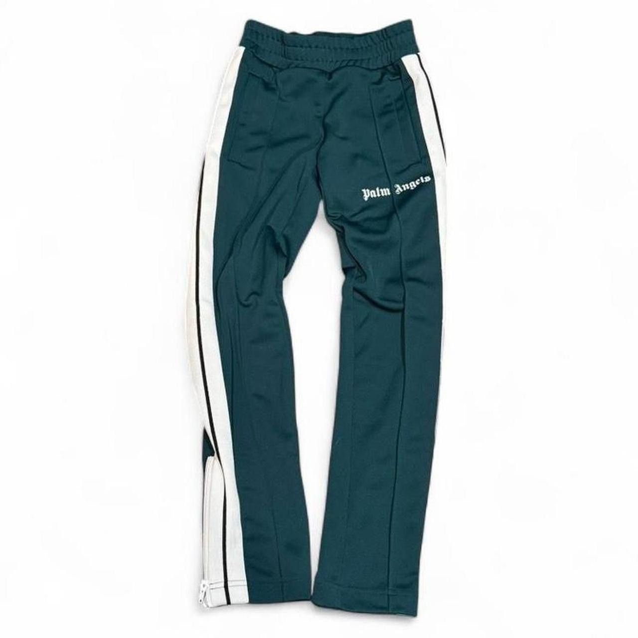 Palm Angels Palm Angels Striped Green Track Pants Size US 26 / EU 42 - 1 Thumbnail