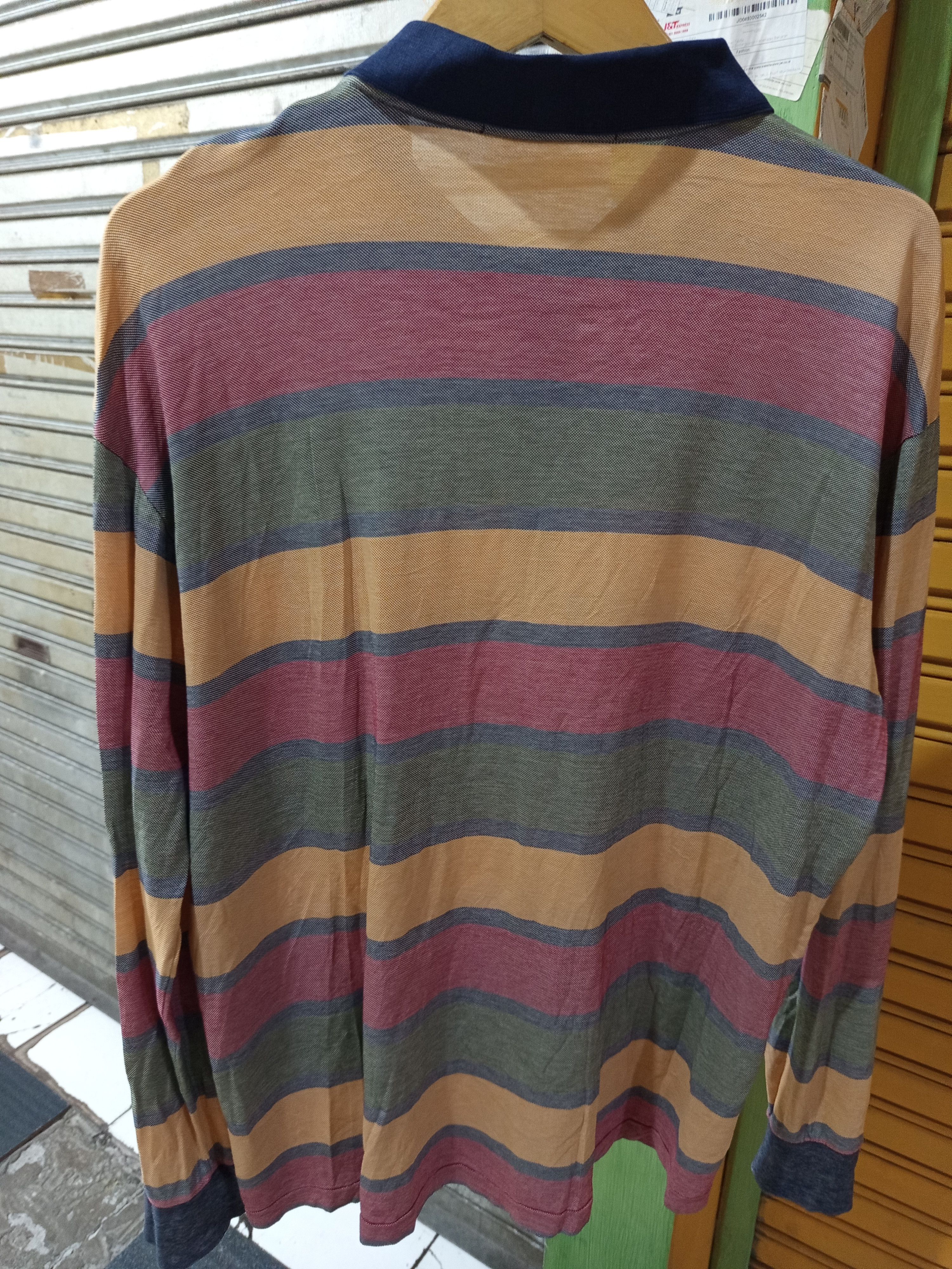 Yves Saint Laurent Yves Saint Laurent Pour Homme Striped Polo Shirt Size US L / EU 52-54 / 3 - 4 Thumbnail