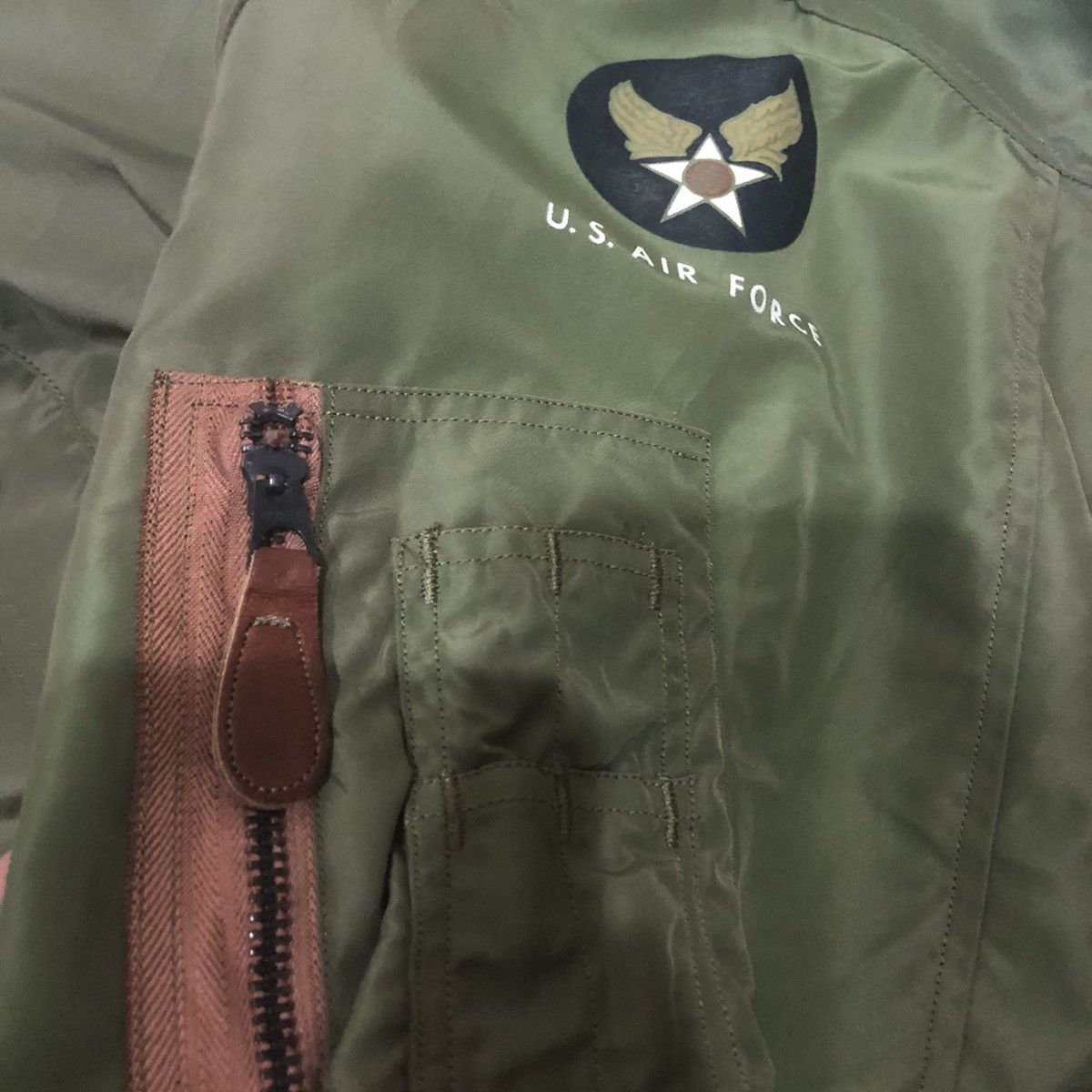 Buzz Rickson's Jacket Flying Light Type L-2 Usaf Bomber Jacket Size US M / EU 48-50 / 2 - 8 Thumbnail