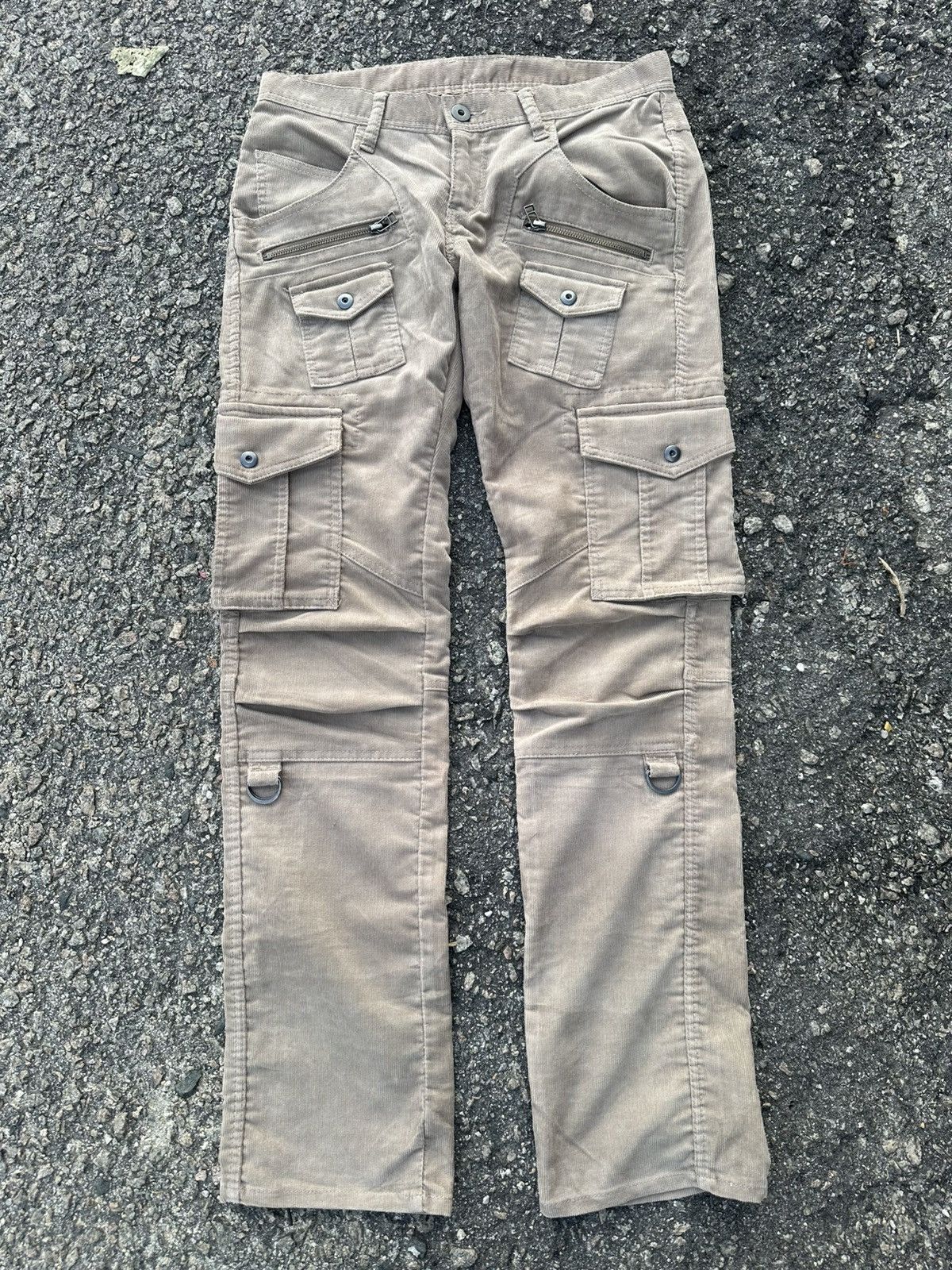 If Six Was Nine CONDUROY CARGO PANTS RATTLE TRAP SENDITIONARIES STYLE Size US 31 - 2 Thumbnail