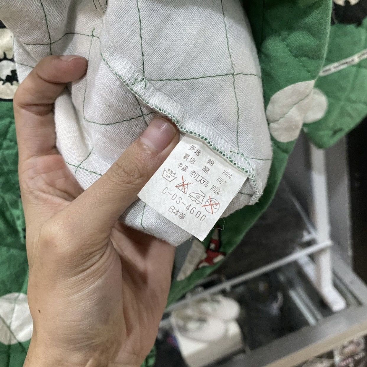 Anime Vintage 90s Betty Boop Full Print Quilted Jacket Green Size US L / EU 52-54 / 3 - 10 Thumbnail