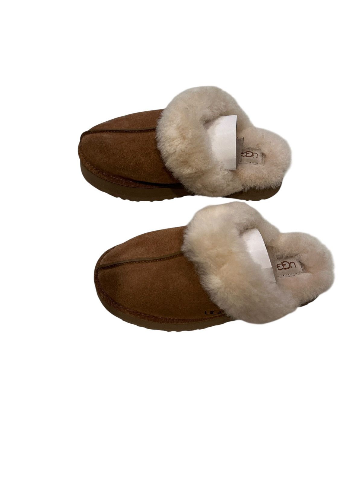 Ugg Women's UGG Brand Disquette Platform Slippers 9 Chestnut Size US 9 / IT 39 - 2 Thumbnail