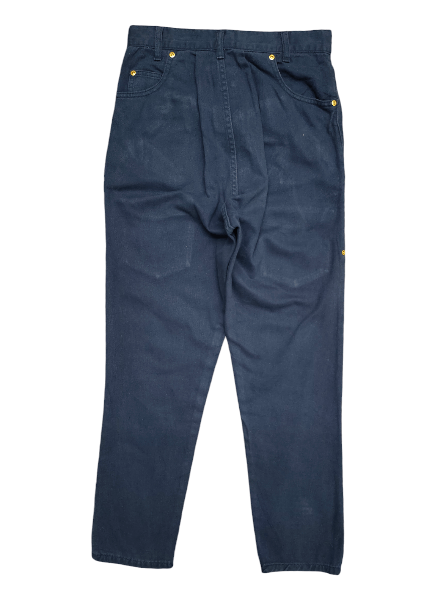 Issey Miyake Mercibeaucoup Issey Miyake Drop Crotch Reverse Denim Pants Size US 29 - 9 Thumbnail