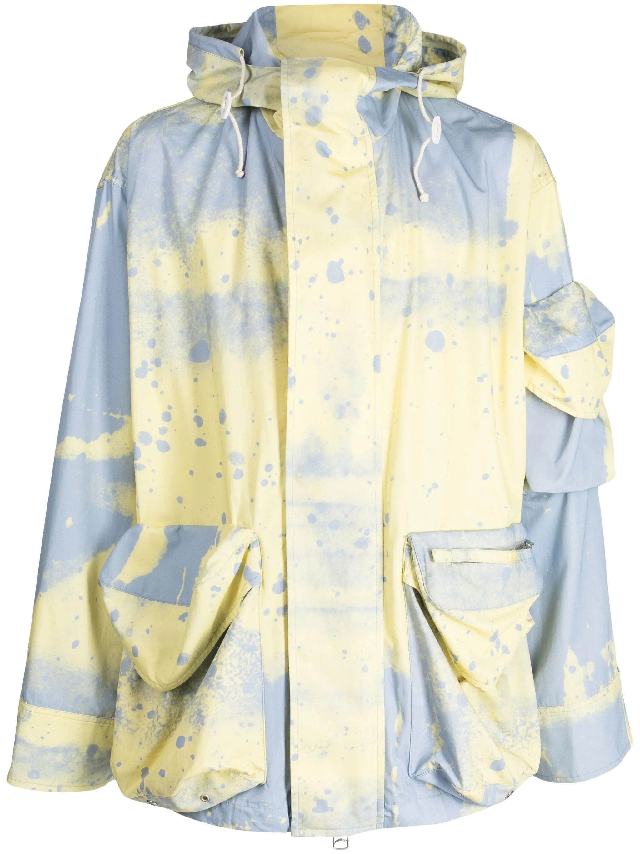 OAMC o1y0225 Hooded Jacket in Blue/Yellow Size US M / EU 48-50 / 2 - 1 Thumbnail
