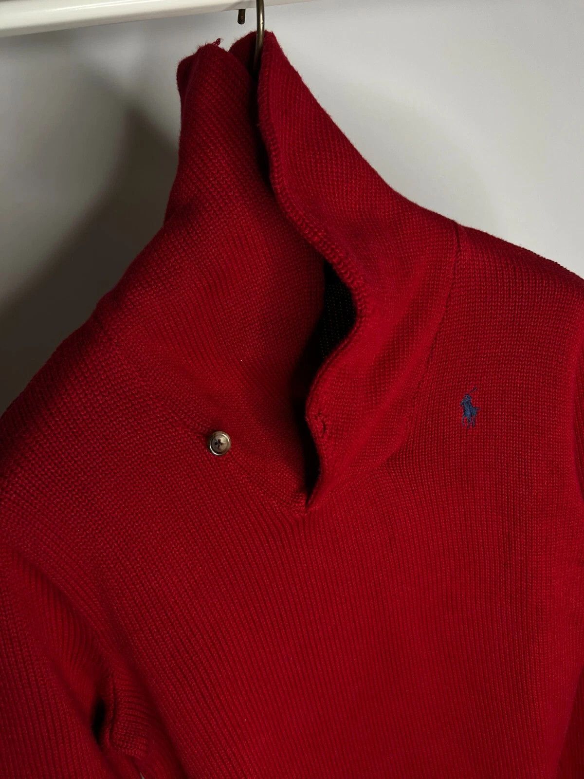 Polo Ralph Lauren Ralph Lauren Sport Pony Logo Red Long Sleeve Sweater Size L / US 10 / IT 46 - 7 Thumbnail