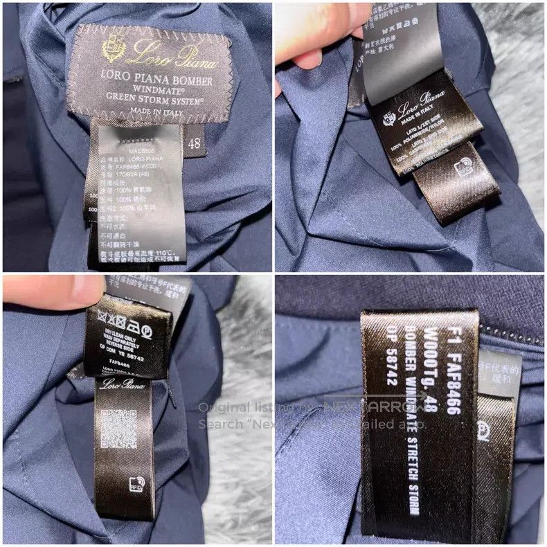 Loro Piana Loro Piana Navy Blue Double-Sided Jacket Size US M / EU 48-50 / 2 - 5 Thumbnail