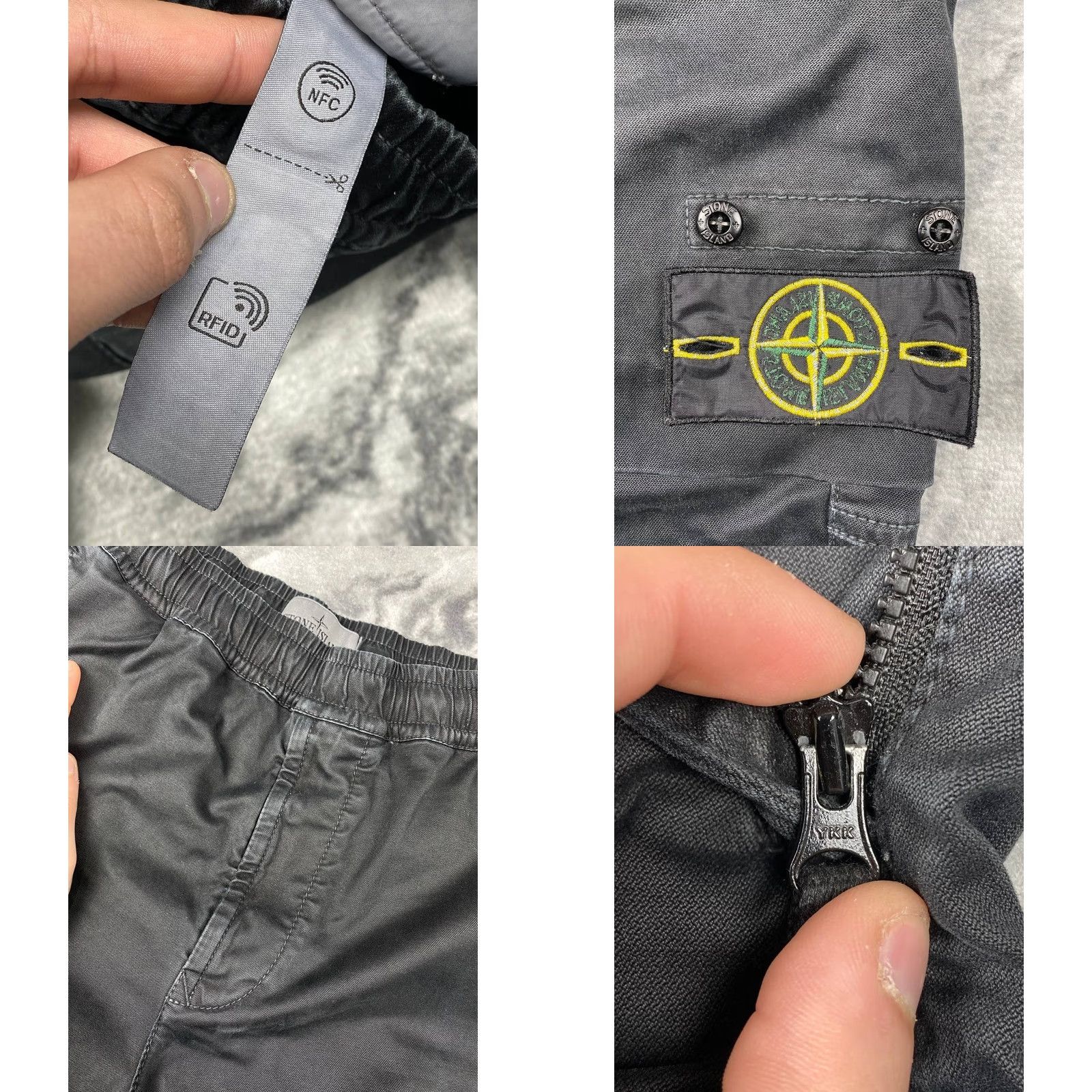 Stone Island Stone Island Cargo Pants Men 31 Black Regular Cargo Pocket Cotton Pants Mens Black 31Inseam 30in Vintage No Logo Accent Modern Casual Size US 31 - 8 Thumbnail