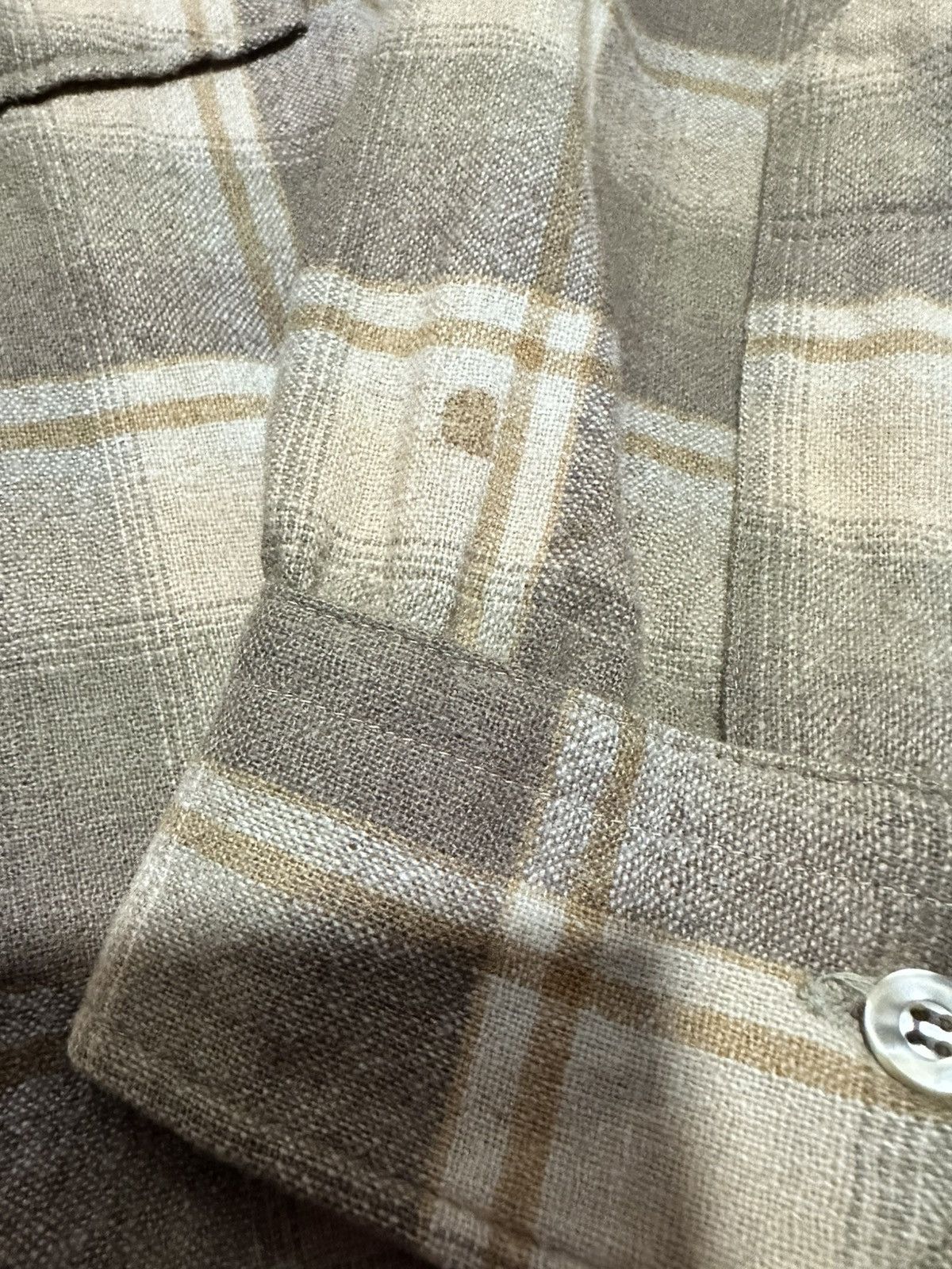 Pendleton Vtg 60s Pendelton Wool shadow plaid long sleeve Size US M / EU 48-50 / 2 - 4 Thumbnail