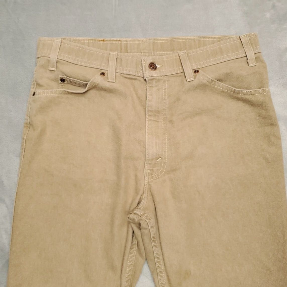 Vintage VINTAGE Levis Jeans Mens 36x29 Action 5-Pocket 80s 90s USA Made Brown Denim Pants Shirt? (careful) Size US 36 / EU 52 - 2 Thumbnail