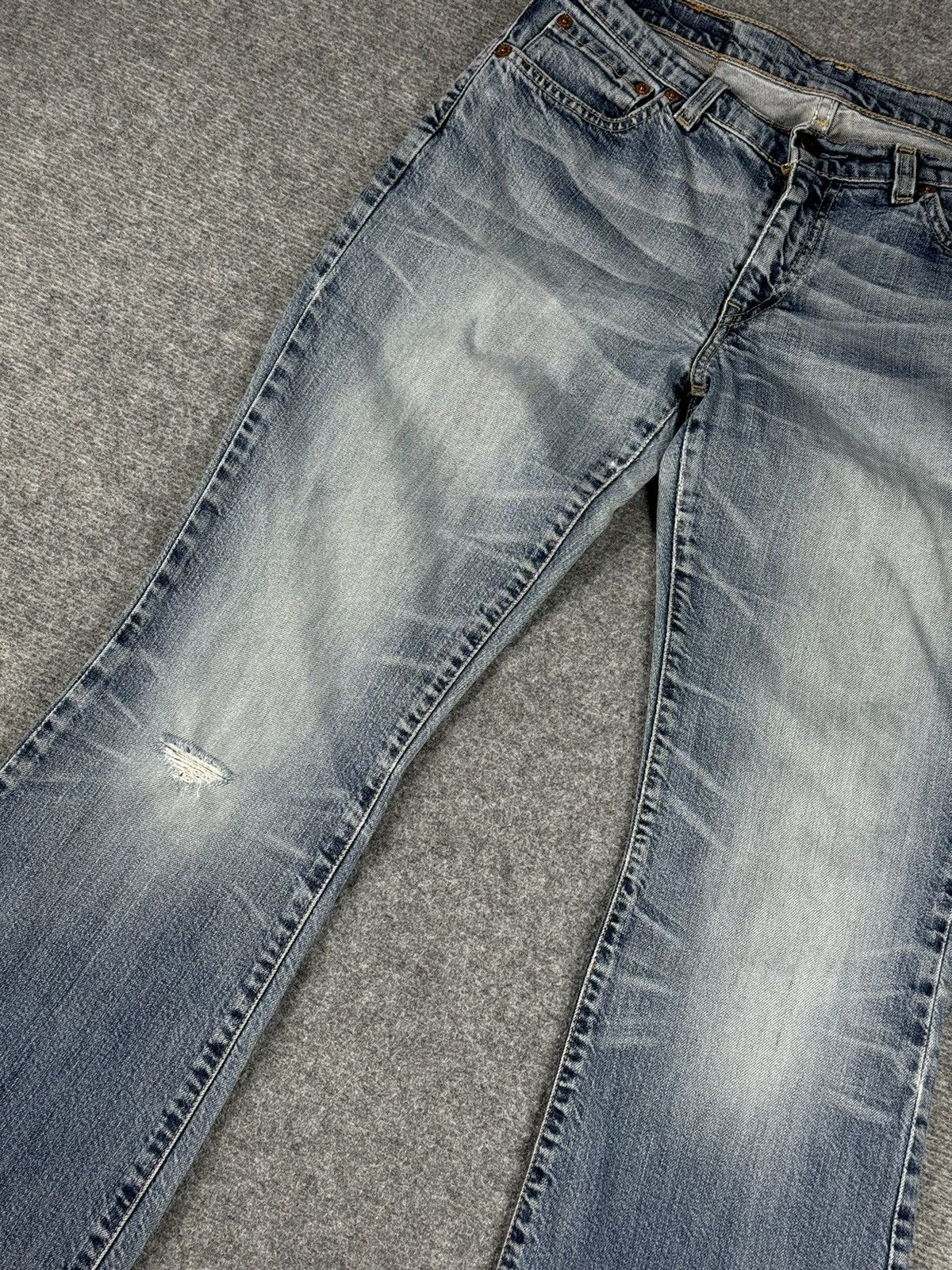 Levi's Vintage Clothing × Vintage Vintage Levis Flared Jeans denim pants y2k Size 30" / US 8 / IT 44 - 7 Thumbnail