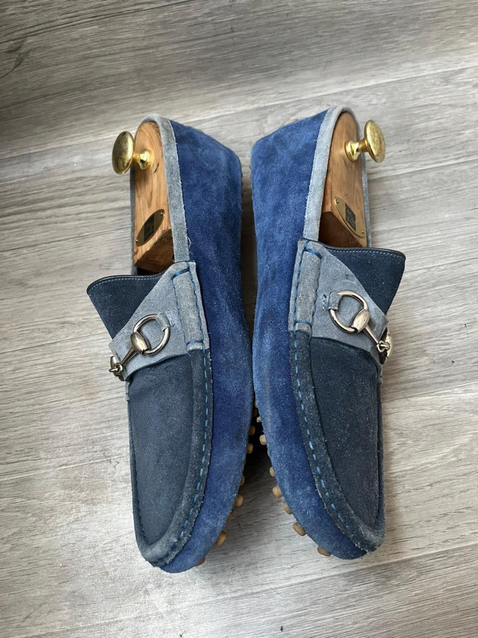Gucci Gucci Horsebit Suede Leather Slip On Loafers Sz UK 10.5 Size US 11.5 / EU 44-45 - 6 Thumbnail