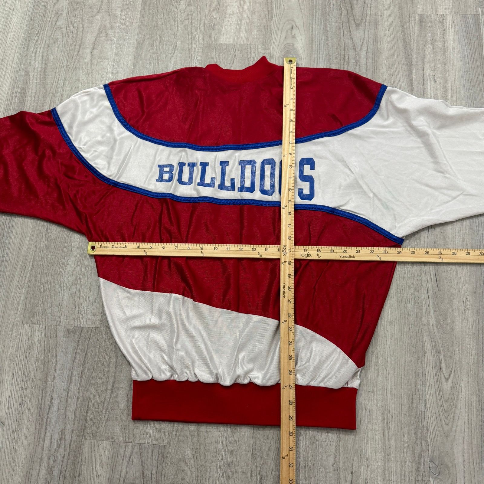 Vintage Vintage Mason Bulldogs Basketball Sweatshirt 90s Striped Size XL / US 12-14 / IT 48-50 - 7 Thumbnail