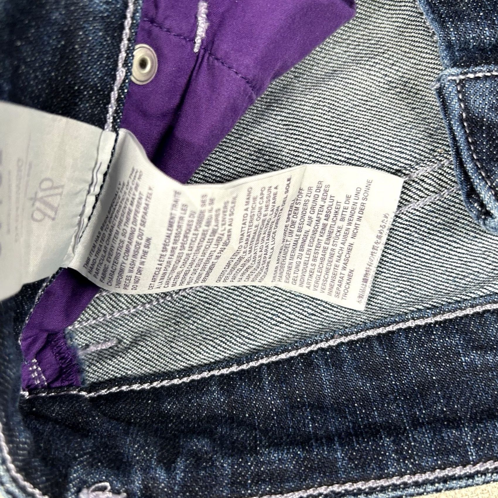 Victoria Beckham VINTAGE Victoria Beckham Jeans Womens 24x35 Tall Long Skinny Dark Denim DVB4SWSIG Jeans Women Tall 24 Blue Denim by Victoria Beckham Slim 5-Pocket Size 42" / US 20 - 5 Thumbnail