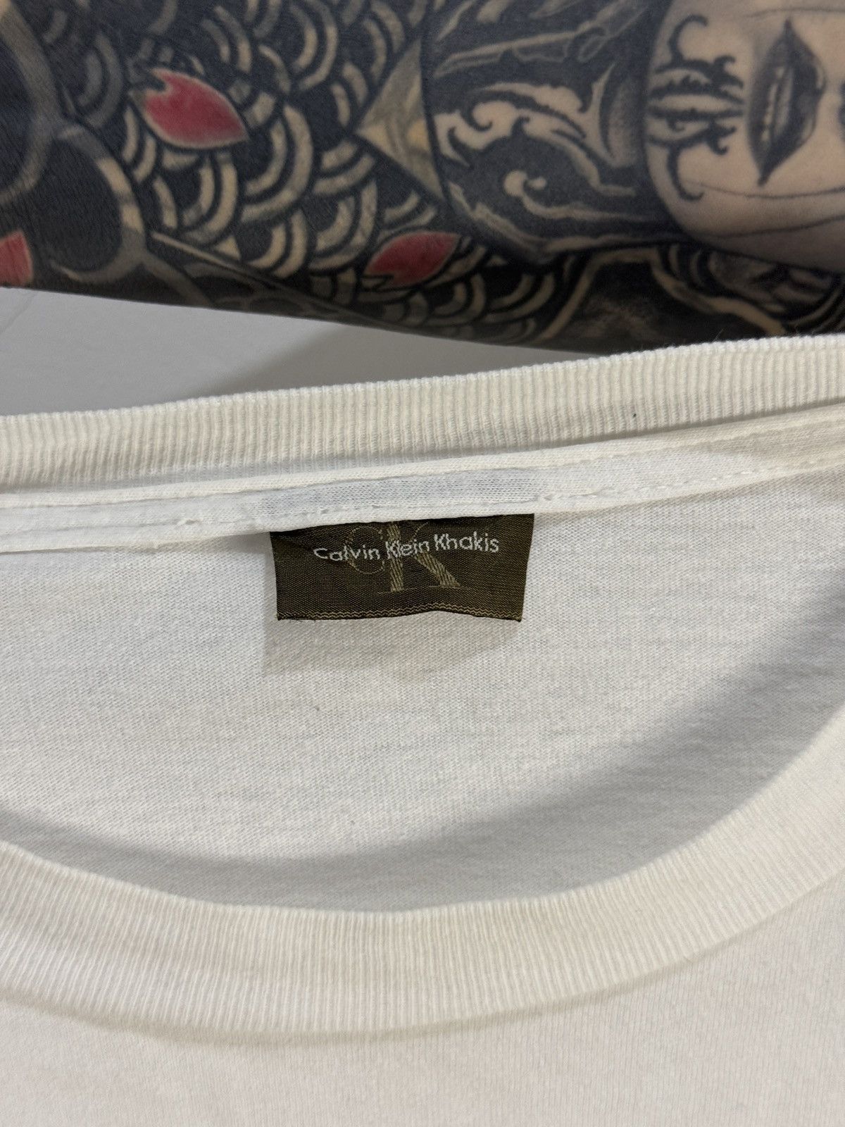 Calvin Klein Vintage 1990s Calvin Klein Tshirt Size US XL / EU 56 / 4 - 3 Thumbnail