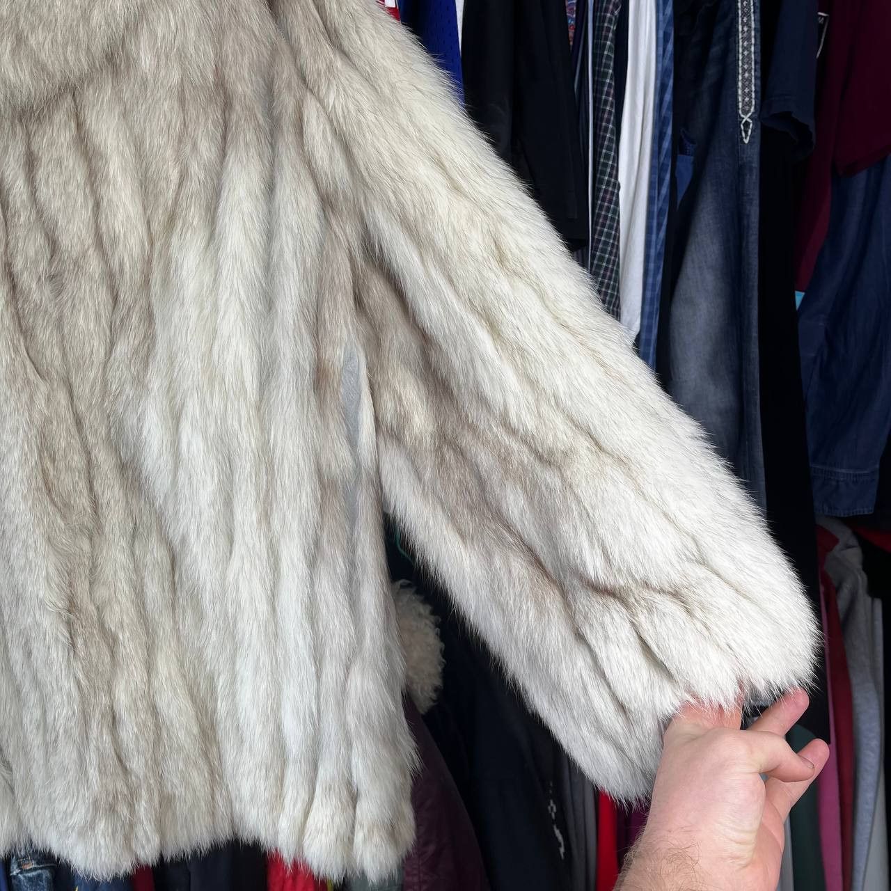 Vintage Vintage Luxury Saga Fox Silver Label Fur Coat Size 14 Size M / US 6-8 / IT 42-44 - 6 Thumbnail