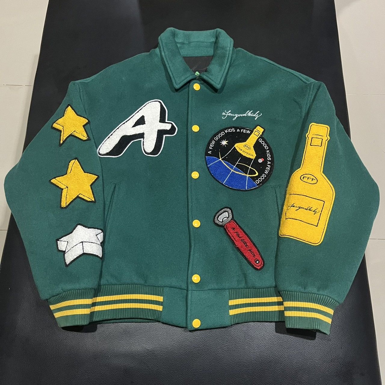 Japanese Brand A FEW GOOD KIDS ROCKET COLLEGE JACKET Size US L / EU 52-54 / 3 - 7 Thumbnail