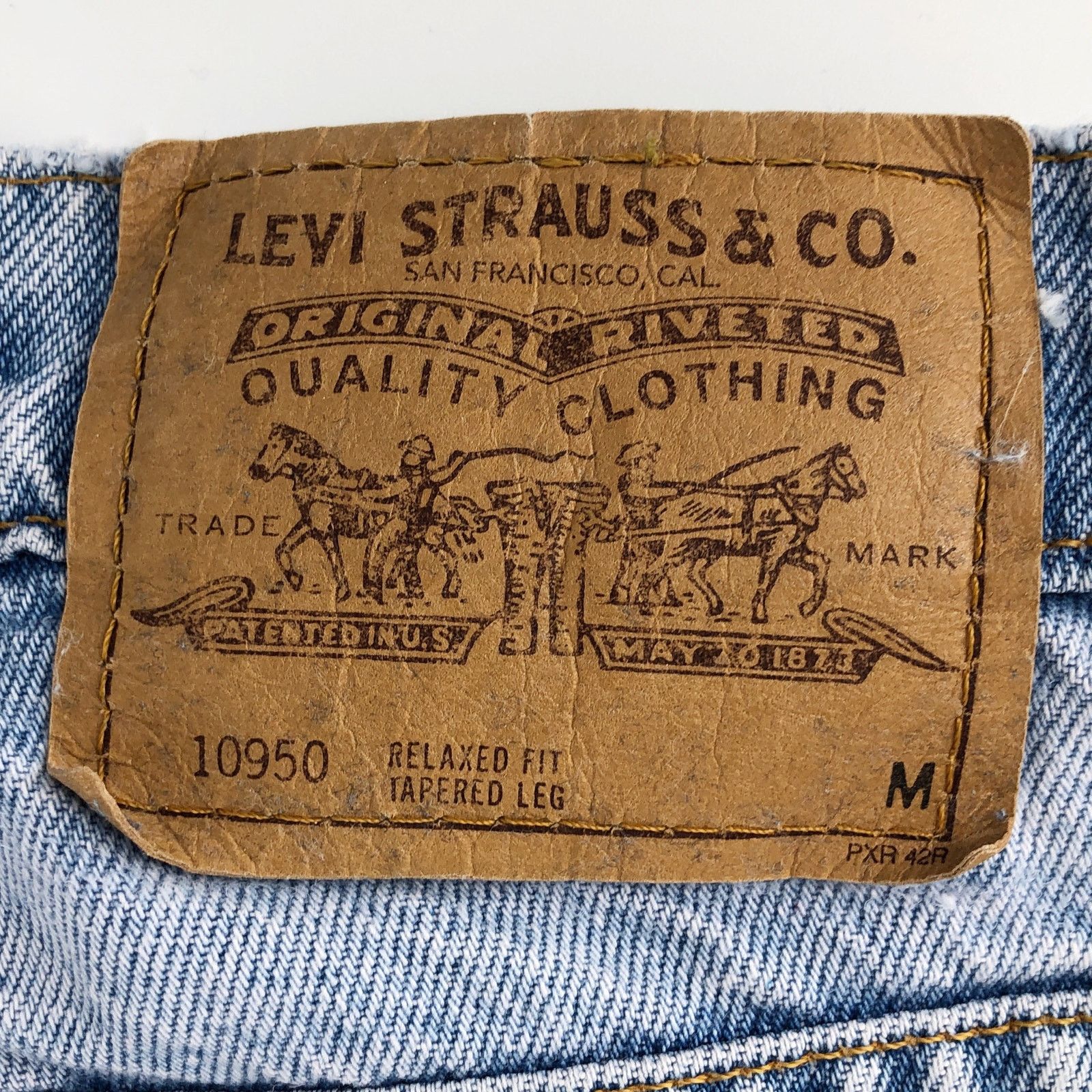 Levi's × Vintage 90s Levis 950 relaxed fit jeans 1990s vintage Size 27" / US 4 / IT 40 - 7 Thumbnail