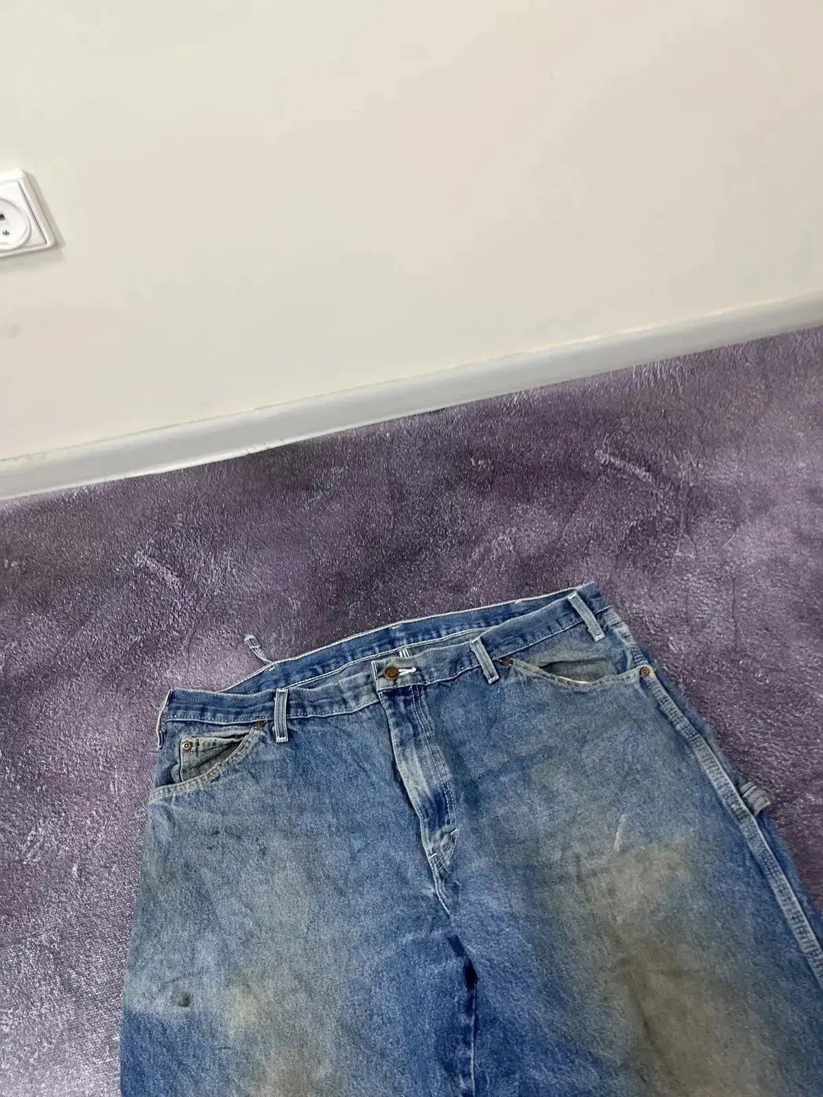 Dickies × Vintage Vintage Dickies Hype Blue American Denim Baggy Jeans Size US 38 / EU 54 - 7 Thumbnail