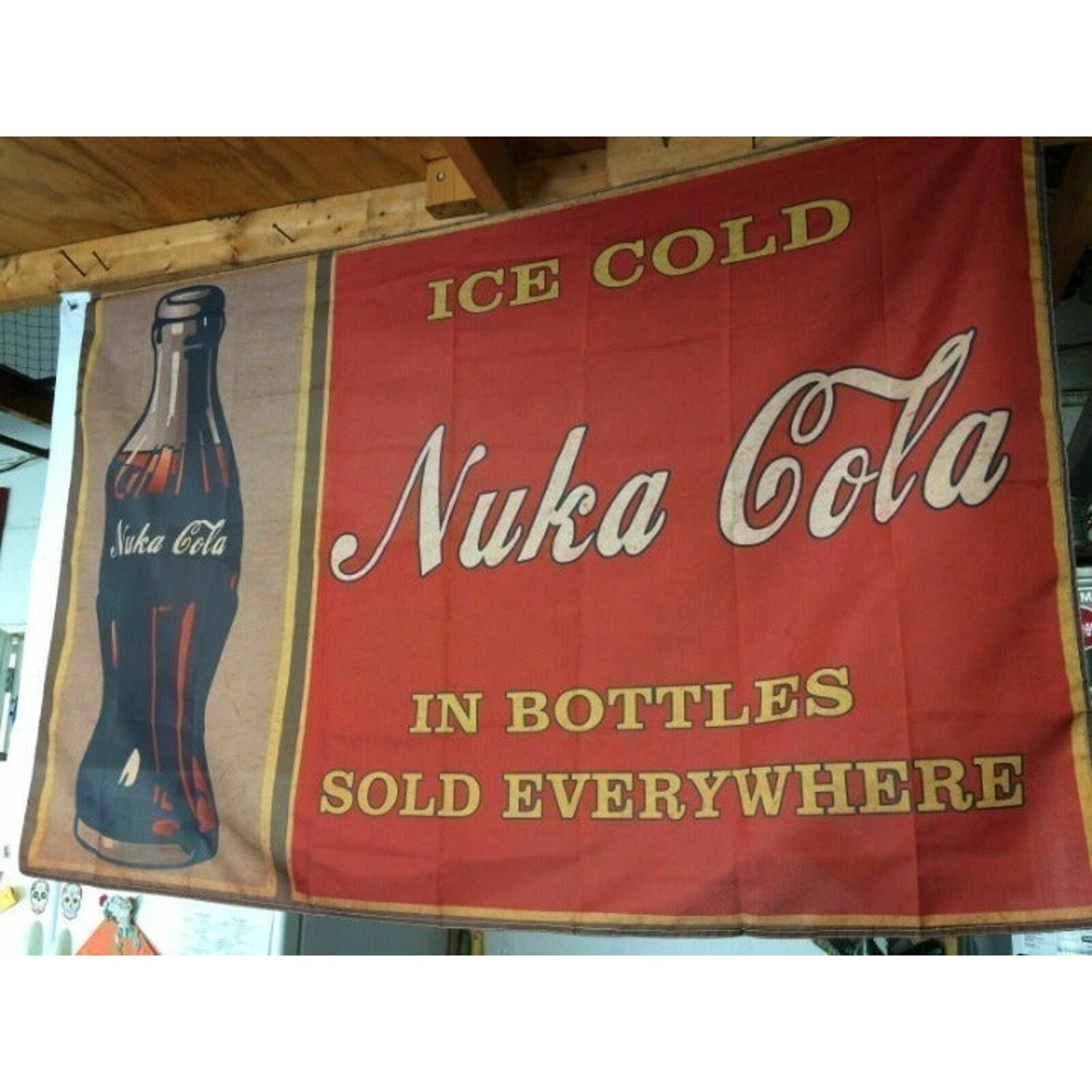 Other NUKA COLA FALLOUT 4 5FT FLAG Size ONE SIZE - 3 Thumbnail