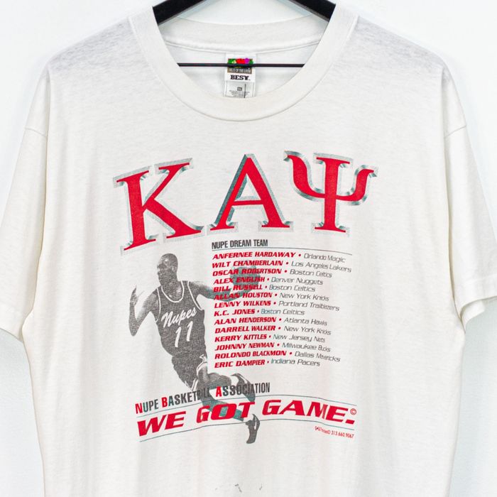 Vintage KAY Kappa Alpha Psi Nupe Basketball Dream Team T-Shirt | Grailed