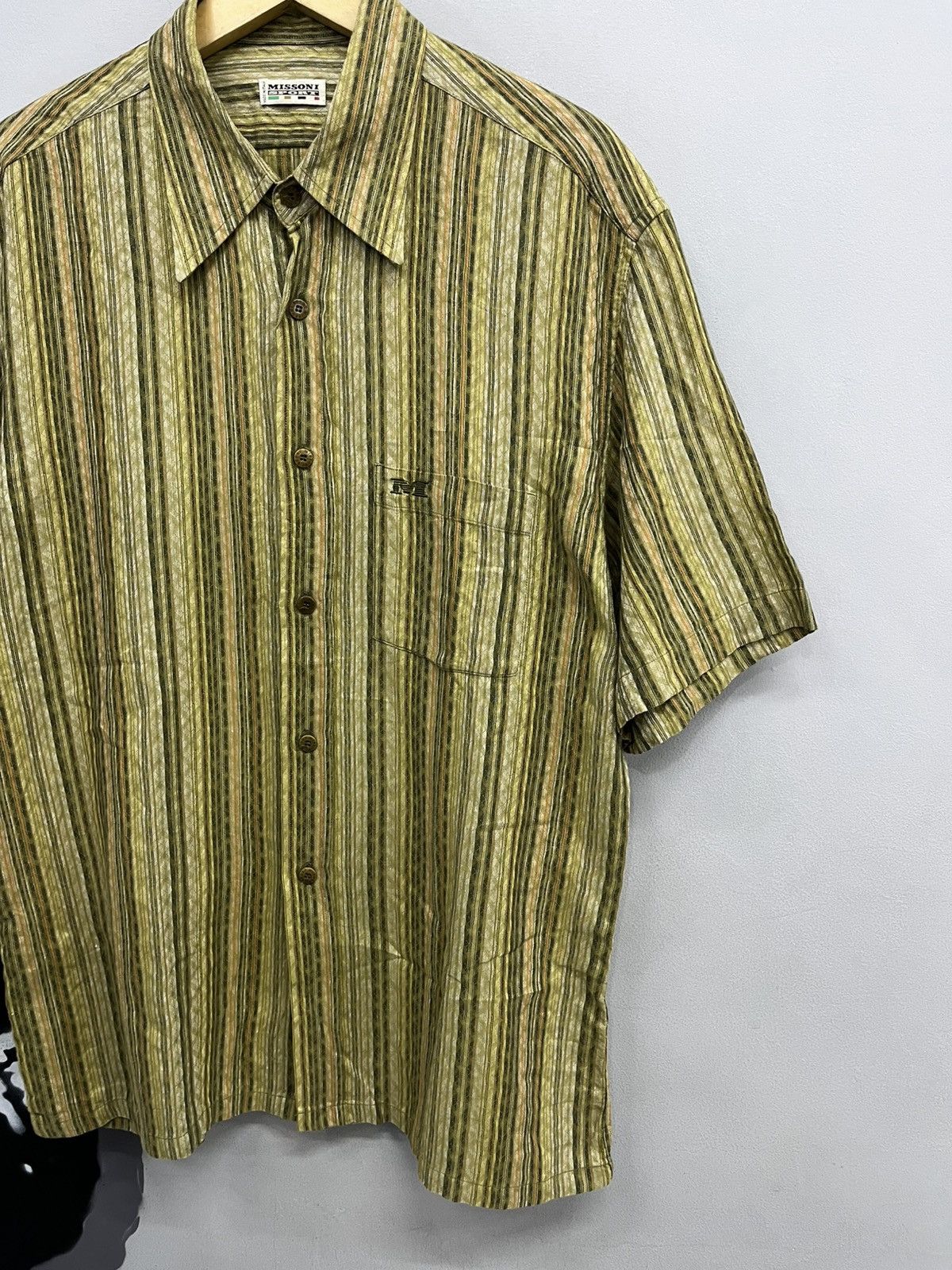 Missoni ‼️Vtg Missoni Sport Short Sleeve Shirt‼️ Size US L / EU 52-54 / 3 - 5 Thumbnail