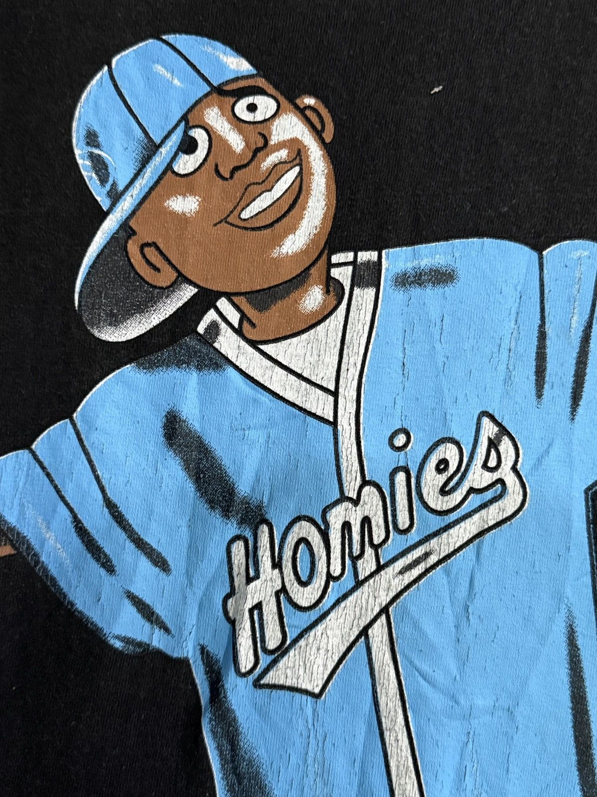 Homies Vintage Homies Streetwear Hip Hop Faded Tee Size US XXL / EU 58 / 5 - 4 Thumbnail
