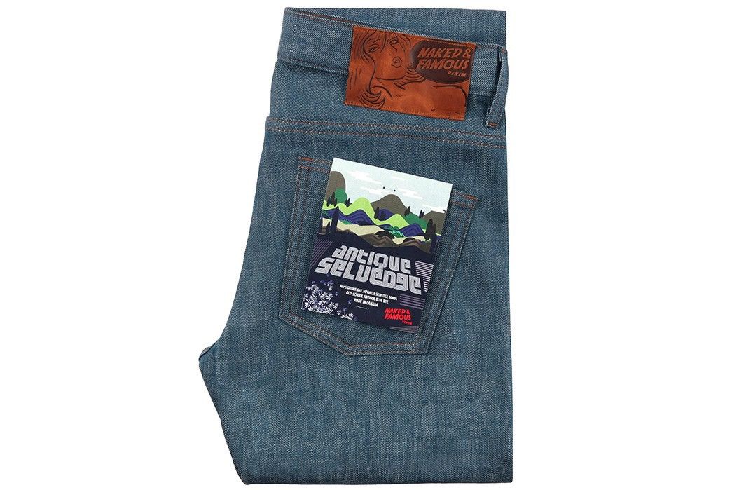 Naked & Famous LiGHTWEiGHT 9 oz ANTiQUE SELVEDGE SUPER SKiNNY GUY SPRiNG Size US 30 / EU 46 - 11 Thumbnail