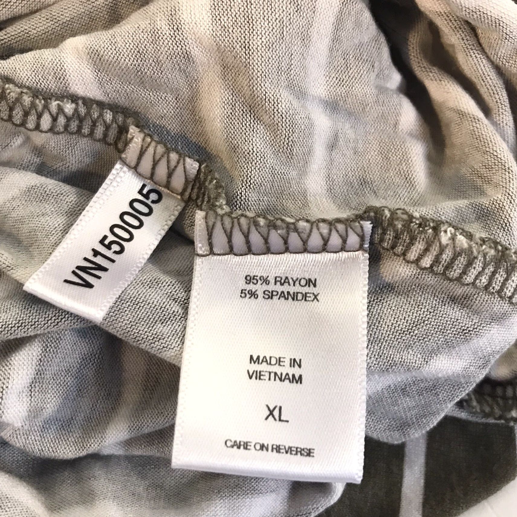Vintage New York & Co Striped Dress Women XL Green White Cold Shoulder Knee Length Rayon Spandex Lightweight Size XL / US 12-14 / IT 48-50 - 4 Thumbnail