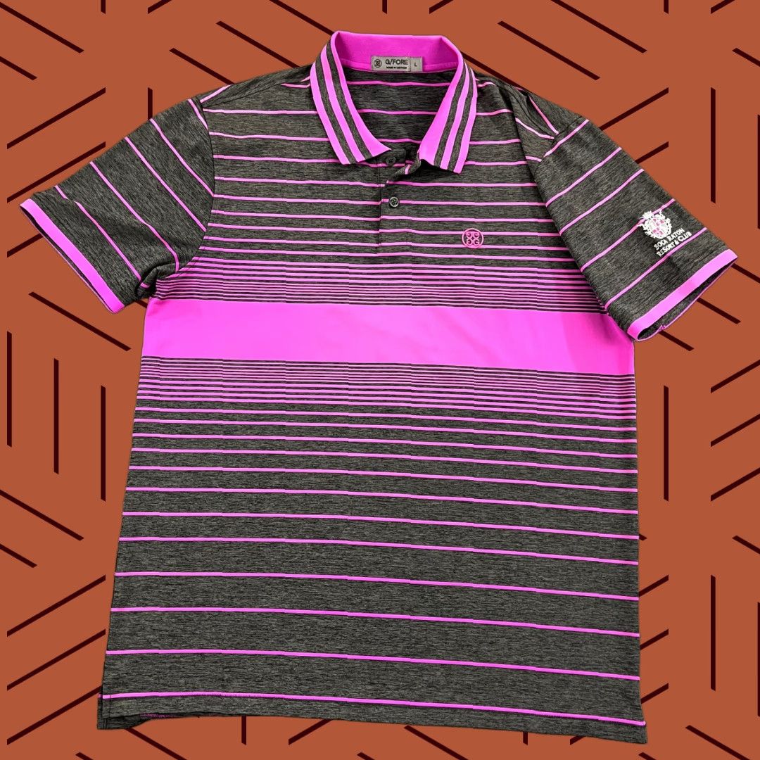 G/FORE G/FORE Polo Shirt Mens L Multicolor Stripe Golf Classic Sports Mens Size US L / EU 52-54 / 3 - 1 Thumbnail