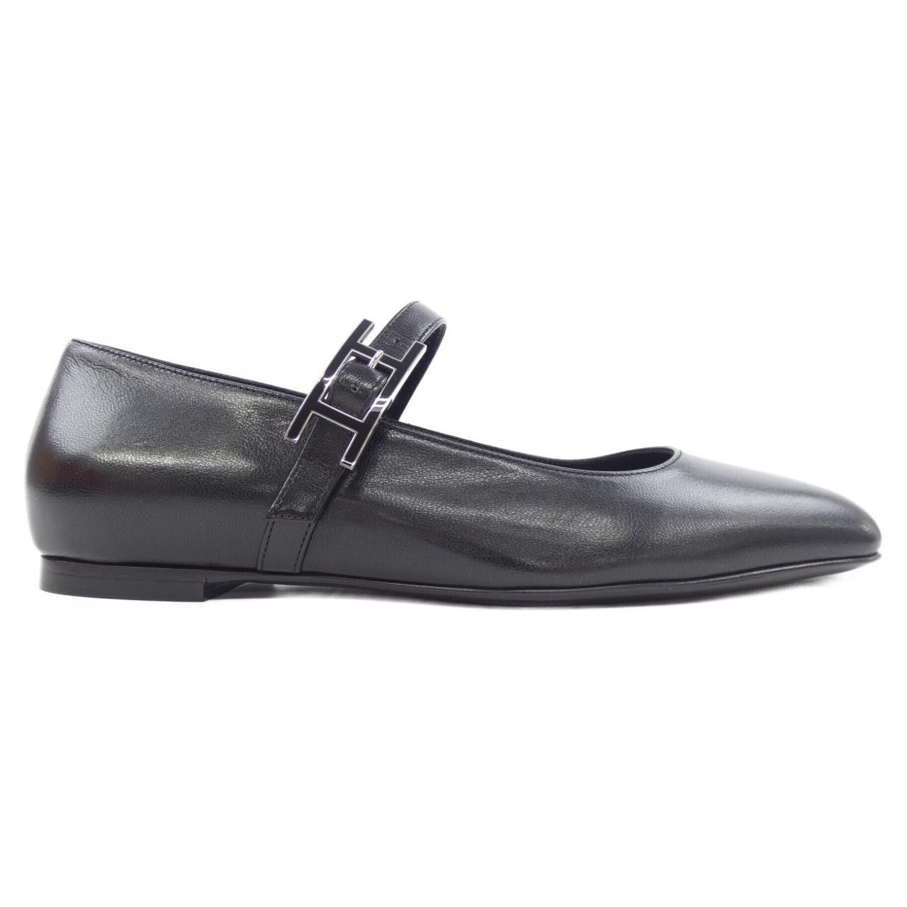 Hermes Hermes Hermès Jane Apibuckle Chevre Flat Shoes 36.5 Leather Shoes DUTY FREE for USA Size ONE SIZE - 1 Thumbnail
