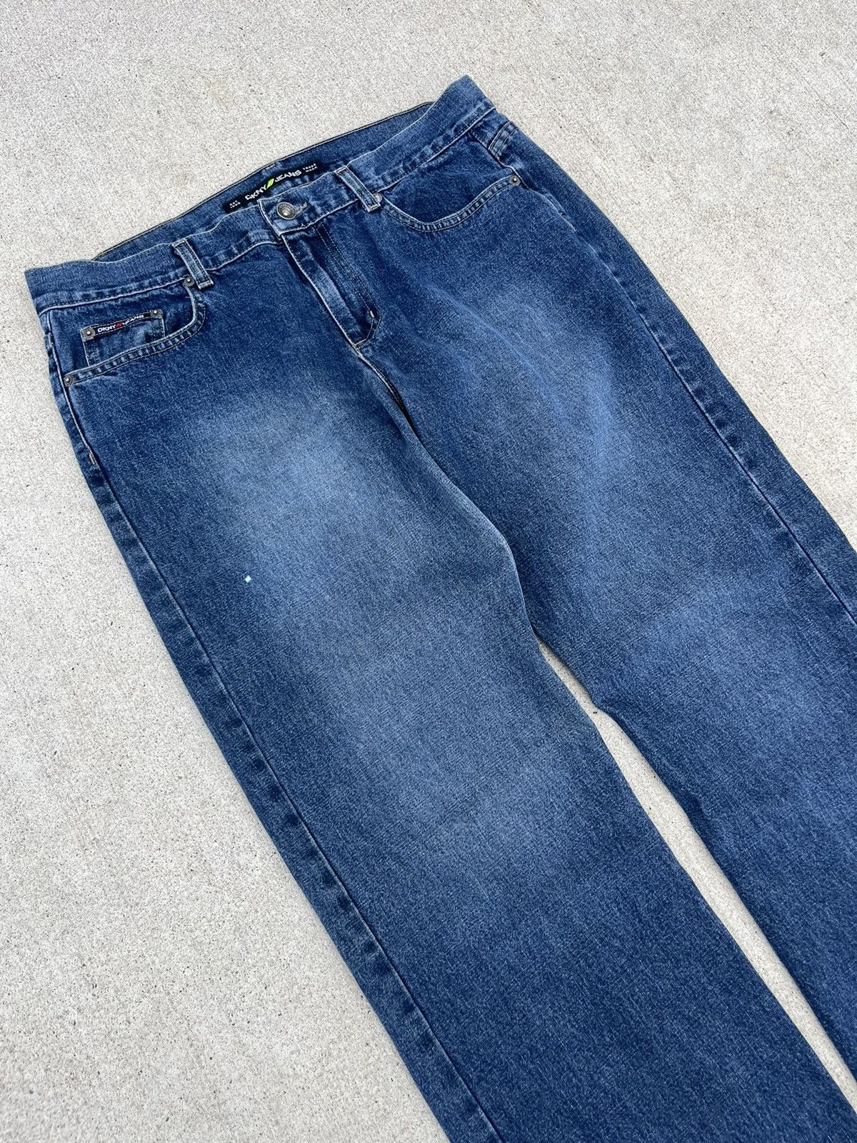 DKNY × JNCO × Vintage Crazy Vintage Y2K DKNY Baggy Jeans Unisex Size US 34 / EU 50 - 2 Thumbnail
