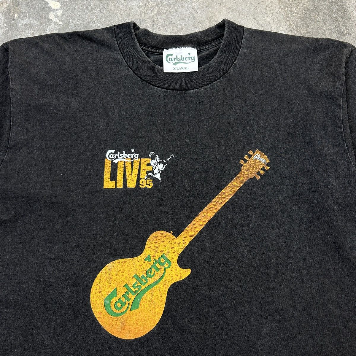 Vintage 1995 Carlsberg Rock Tour Size US L / EU 52-54 / 3 - 3 Thumbnail
