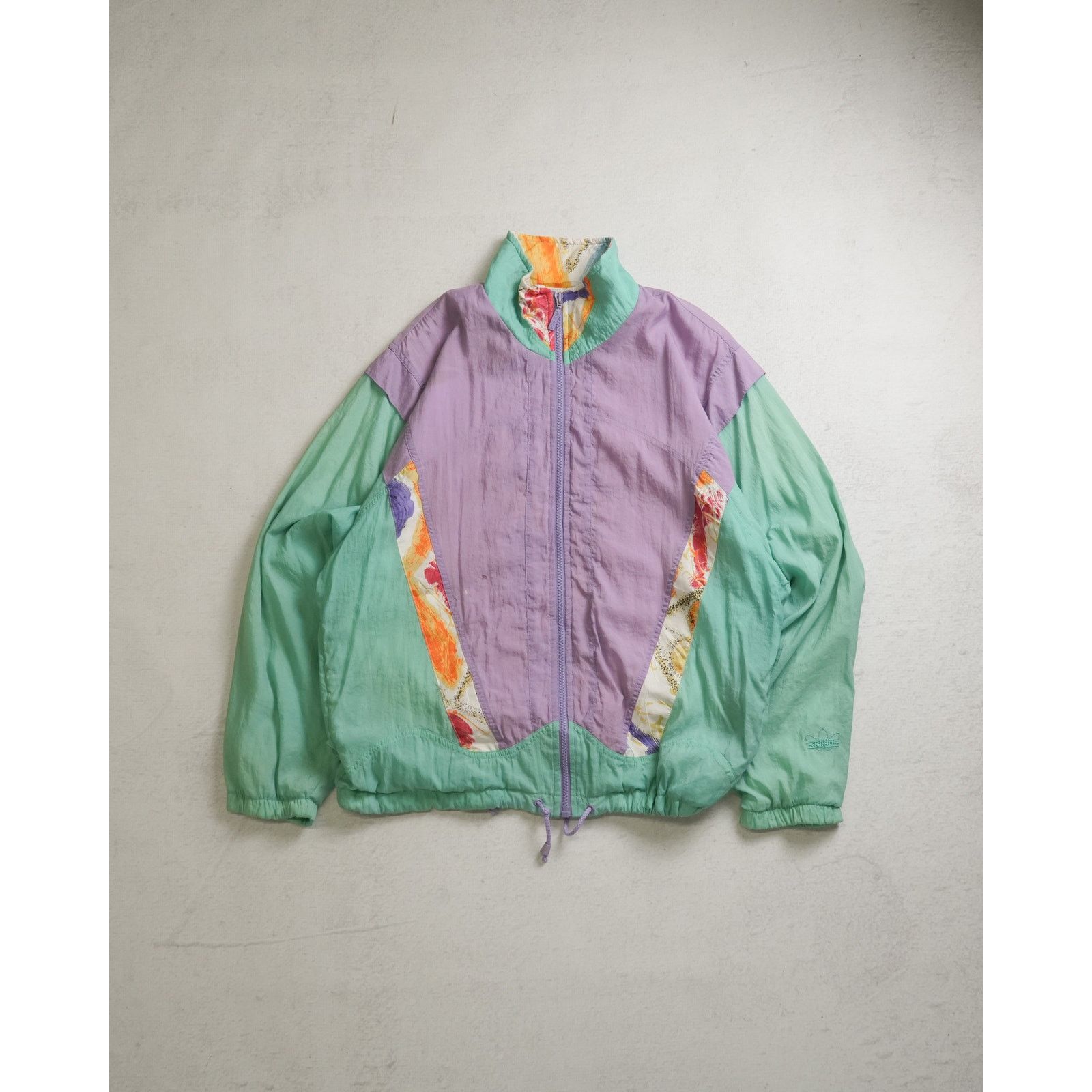 Adidas Vintage 90s Adidas Purple Windbreaker - Women's Medium Size M / US 6-8 / IT 42-44 - 1 Thumbnail