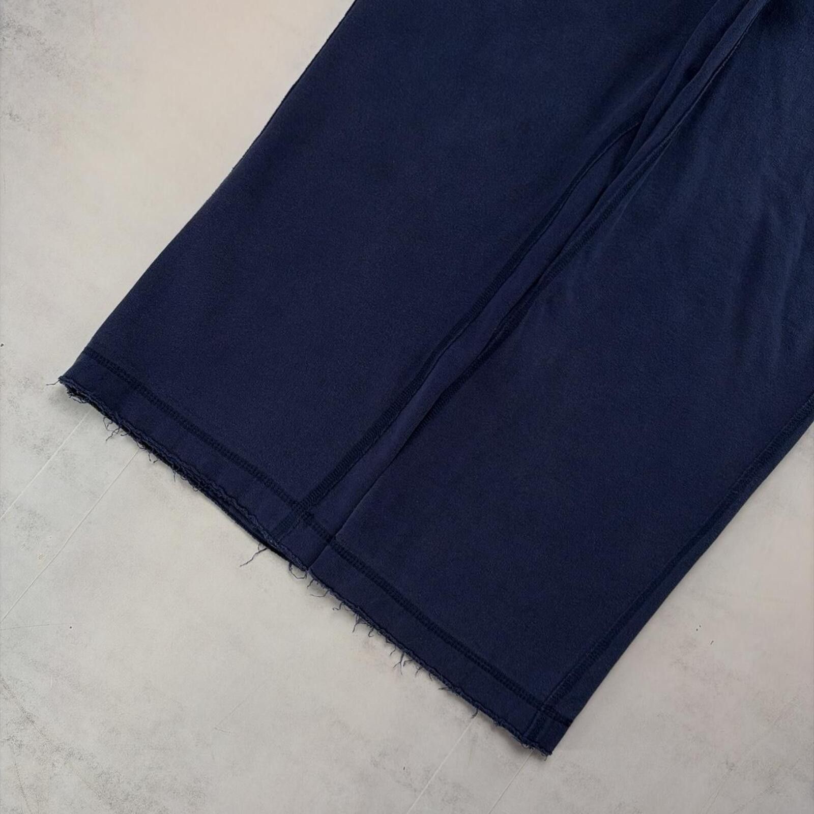 Converse Y2K Navy Converse Grunge Gothic Skater Baggy Sweatpants Size US 36 / EU 52 - 3 Thumbnail