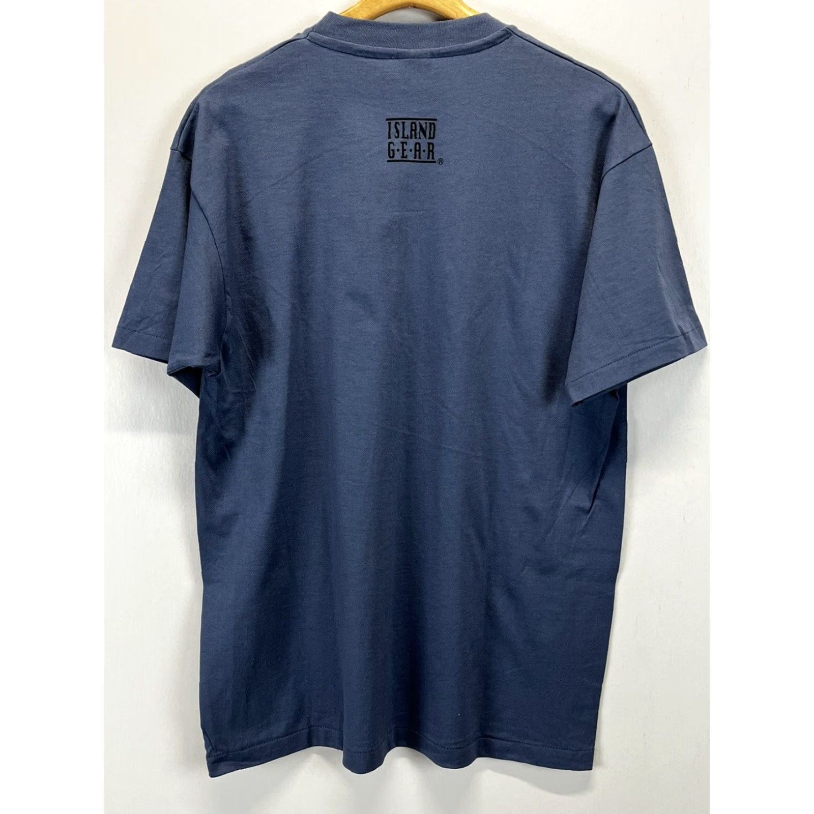 Anvil VINTAGE Anvil Tshirt Adult Extra Large Blue 90s Mens Size US XL / EU 56 / 4 - 2 Thumbnail