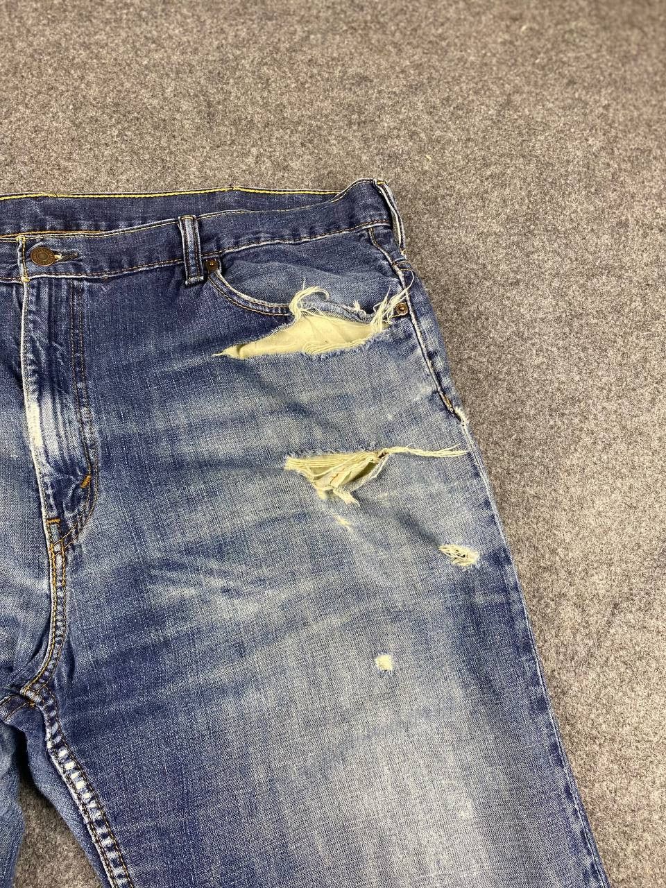 Levi's levis 569 loose straight distressed denim Size US 44 / EU 60 - 10 Thumbnail