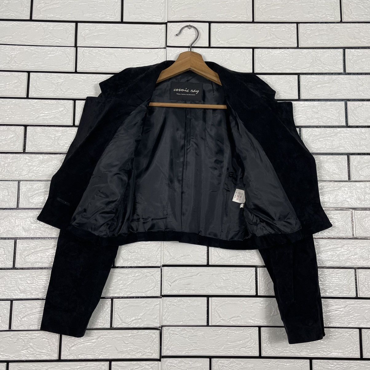 Japanese Brand Cosmic Ray Crop Jacket Size S / US 4 / IT 40 - 11 Thumbnail