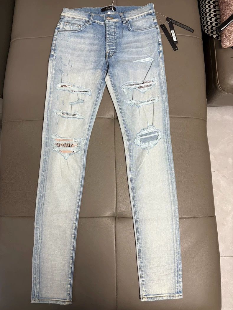 Amiri Amiri patch ripped jeans Size US 31 - 1 Thumbnail
