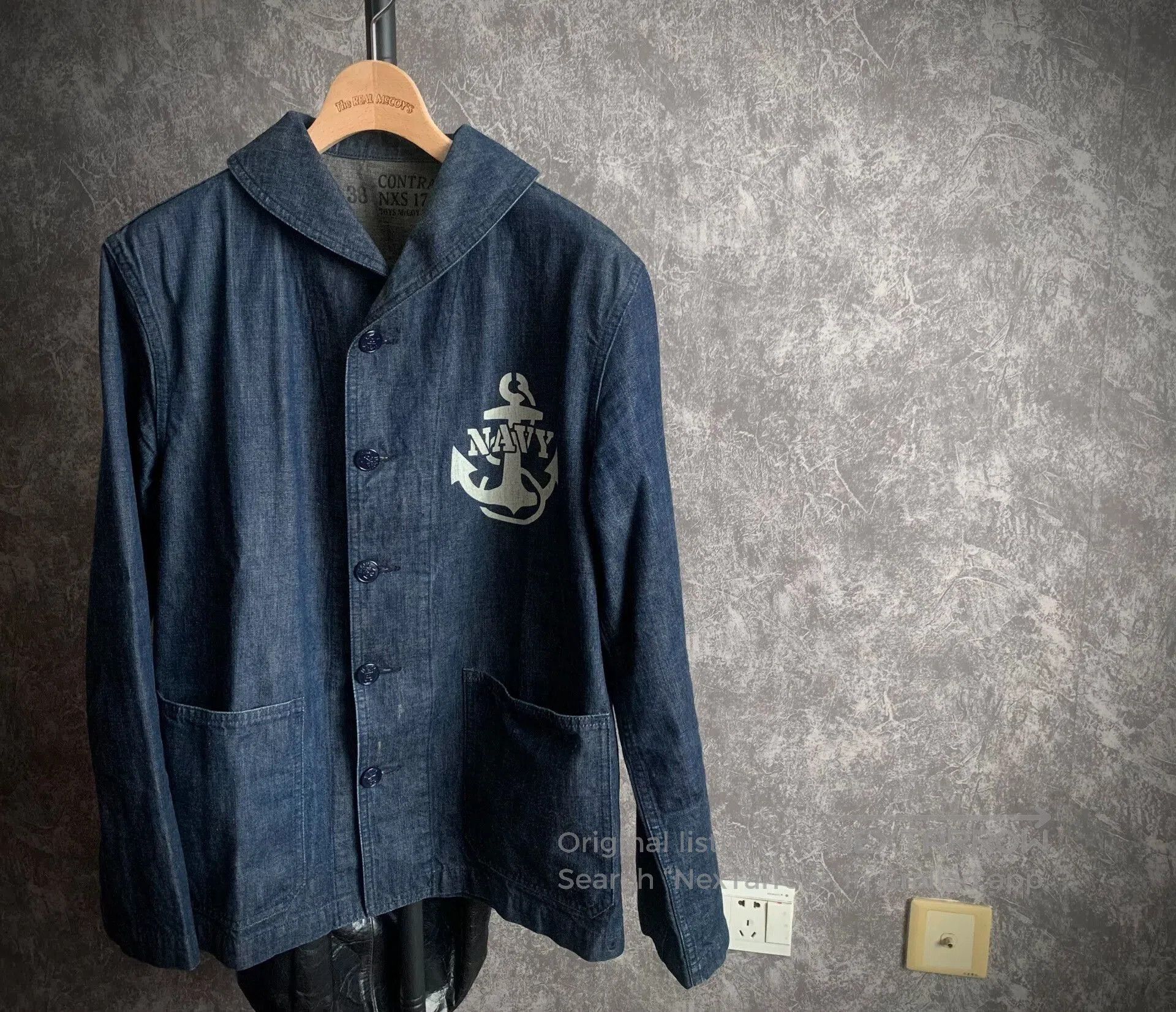 TOYS McCOY Toys McCoy Navy Deck Shirt. Size US M / EU 48-50 / 2 - 2 Thumbnail