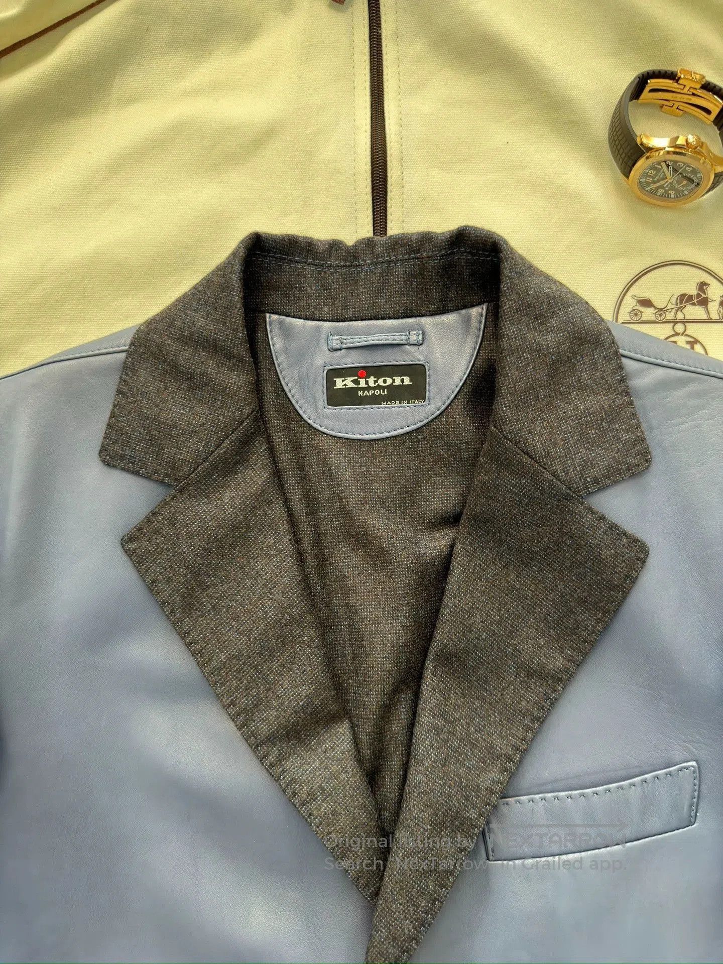 Kiton Multi Leather Jacket Size S. Size US S / EU 44-46 / 1 - 2 Thumbnail