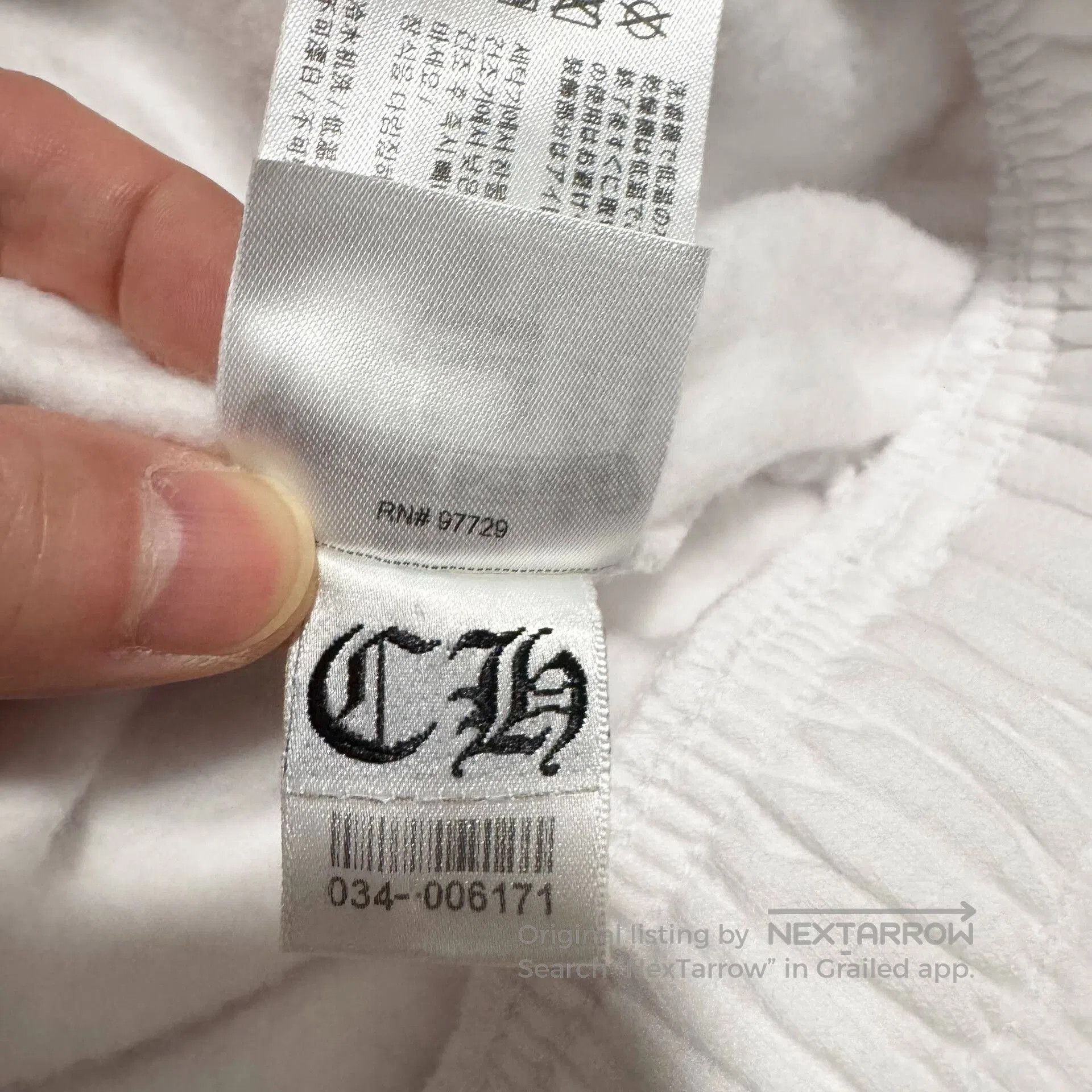 Chrome Hearts chrome hearts white blue sweatpants. Size US 26 / EU 42 - 8 Thumbnail