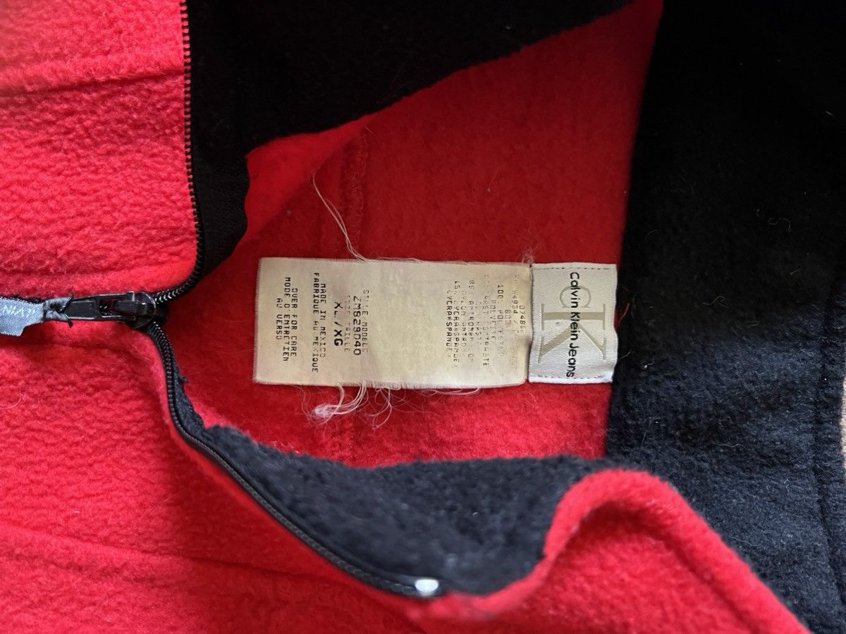 Calvin Klein Calvin Klein Jeans Half Zip Fleece Size US XL / EU 56 / 4 - 4 Thumbnail