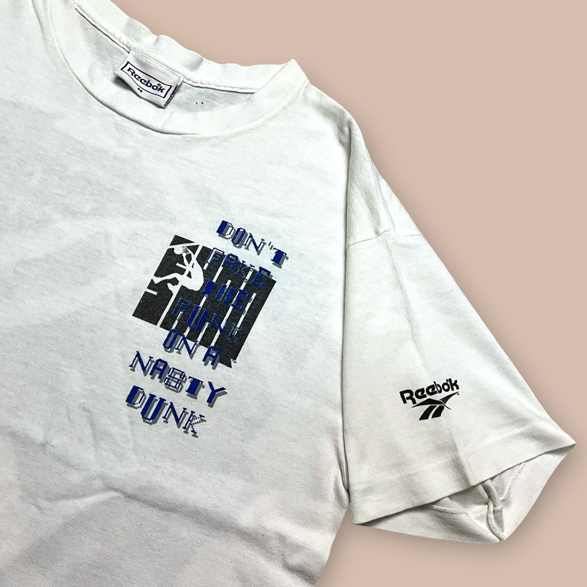 Reebok OG 90s Reebok SHAQ "Don’t Fake The Funk On A Nasty Dunk" TEE Size US M / EU 48-50 / 2 - 6 Thumbnail