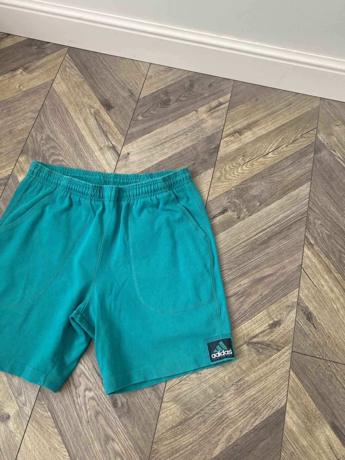 Adidas × Vintage Adidas Eqt Vintage Equipment Shorts 90s Retro Size US 31 - 3 Thumbnail