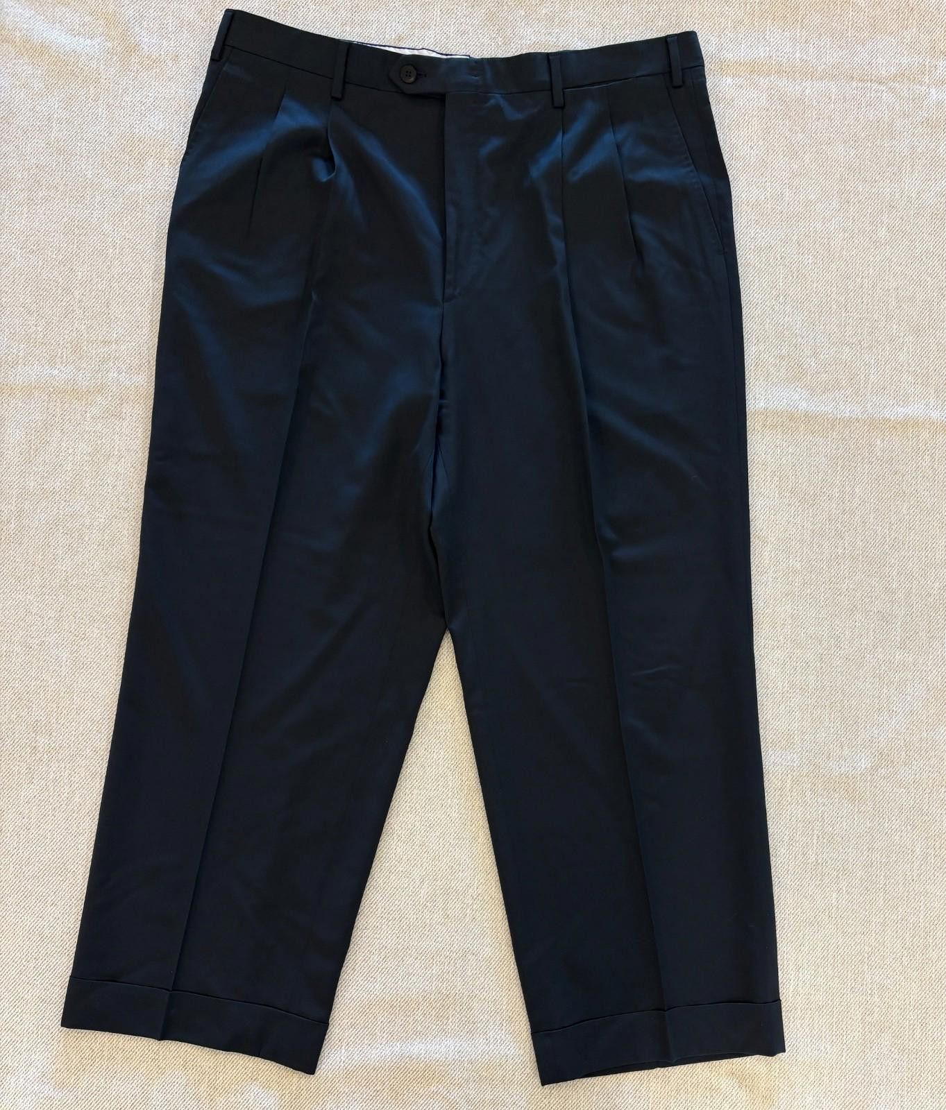 Brioni Brioni Cannes Trousers 38R Navy Blue 100% Superfine Wool Size US 38 / EU 54 - 3 Thumbnail
